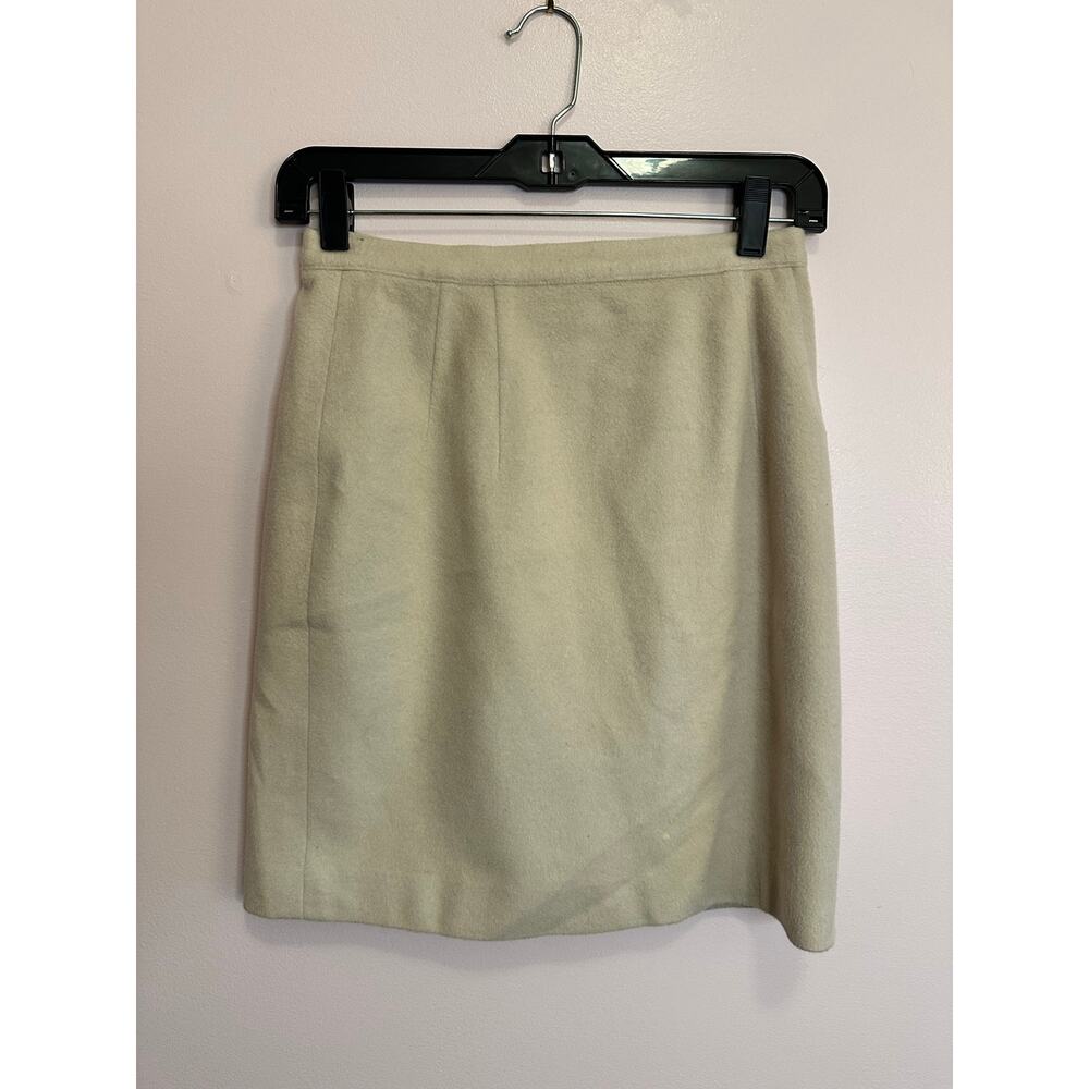 Michel Rene Neutral Beige Mini Skirt 40 XS